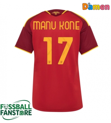 AS Roma Manu Kone #17 Replik Heimtrikot Damen 2026-27 Kurzarm